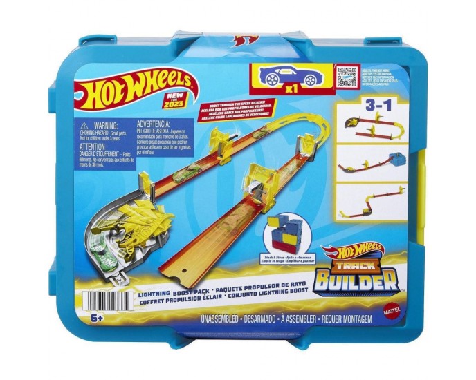 Mattel Hot Wheels Track Builder - Lightning Boost Pack (HMC03)