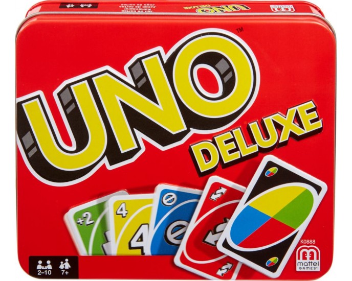 Mattel UNO Deluxe Card Game (K0888) ΕΠΙΤΡΑΠΕΖΙΑ