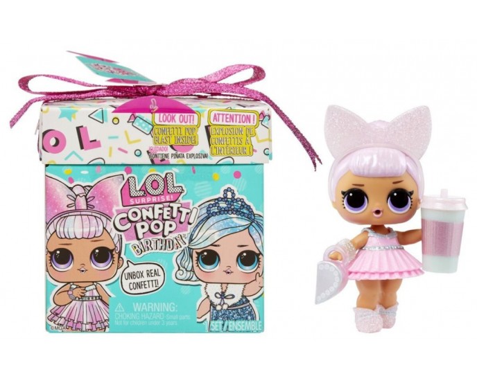 MGA L.O.L. Surprise: Confetti Pop Birthday Doll (PDQ) (589969EUC) ΚΟΥΚΛΕΣ