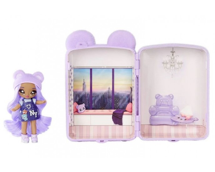 MGA Na! Na! Na! Surprise Minis - Purple Mini Backpack (590408EUC) 