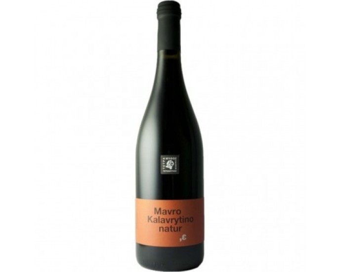 Oenos Nature - Mavro Kalavritino Nature - Red Dry Wine P.G.I.,750ml 
