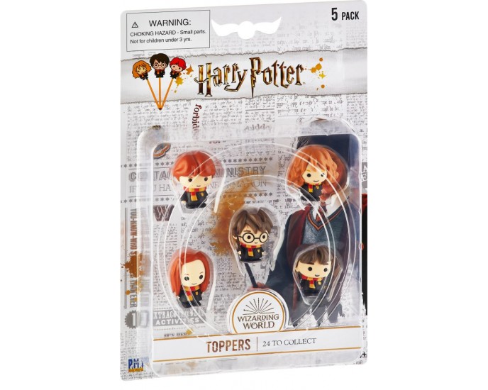 P.M.I. Harry Potter Pencil Toppers - 5 Pack (S1) (Random) (HP2040) 