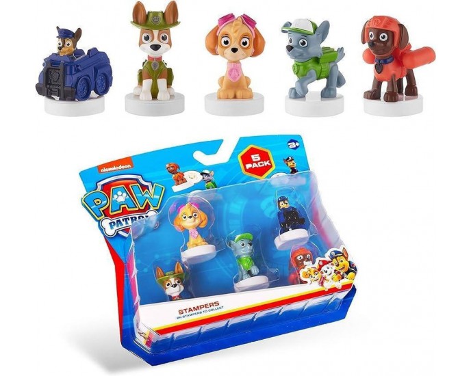 P.M.I. Paw Patrol: The Mighty Movie - Stampers 5 Pack (S2) (Random) (PAWM5240) 