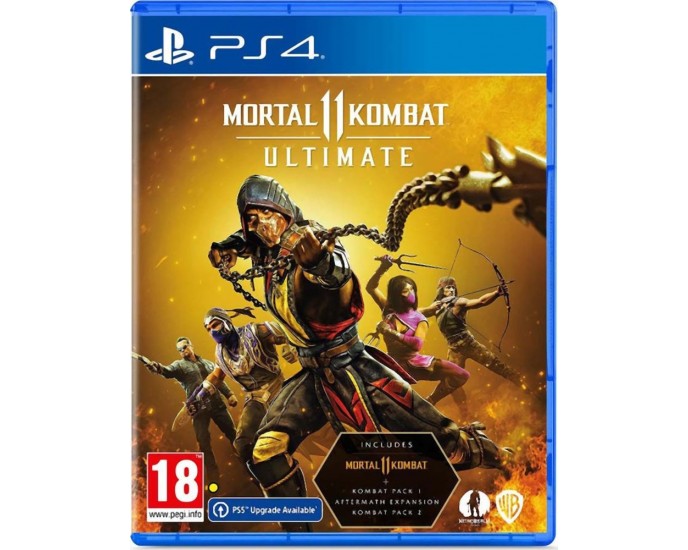PS4 Mortal Kombat 11 - Ultimate Edition (Includes Kombat Pack 1  2 + Aftermath Expansion) 