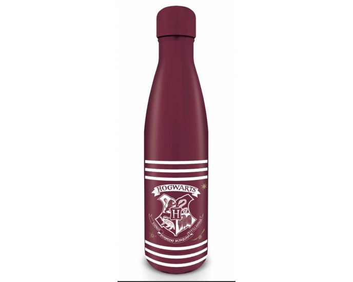 Pyramid Harry Potter - Crest  Stripes Metal Drinks Bottle (550ml) (MDB25453) ΣΚΕΥΗ ΚΟΥΖΙΝΑΣ