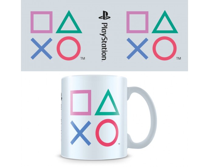 Pyramid PlayStation (Shapes) Coloured Mug (MG25990C) 