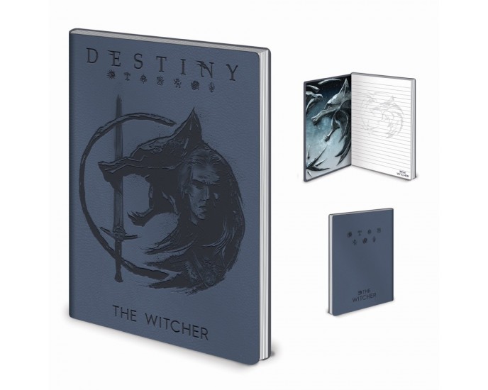 Pyramid The Witcher - The Sigils And The Wolf Flexi Cover Notebook (SR73543) 