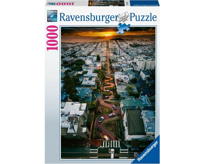 Ravensburger Puzzle: Lombard Street, San Francisco (1000pcs) (16732) PUZZLE