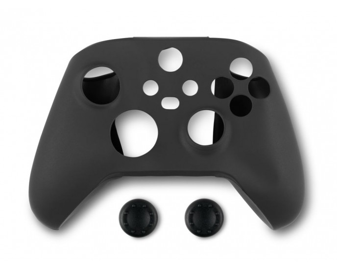 Spartan Gear - Controller Silicon Skin Cover and Thumb Grips (compatible with xbox series x/s) (colour: Black) ΑΞΕΣΟΥΑΡ ΤΕΧΝΟΛΟΓΙΑΣ
