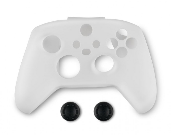 Spartan Gear - Controller Silicon Skin Cover and Thumb Grips (compatible with xbox series x/s) (colour:White) ΑΞΕΣΟΥΑΡ ΤΕΧΝΟΛΟΓΙΑΣ