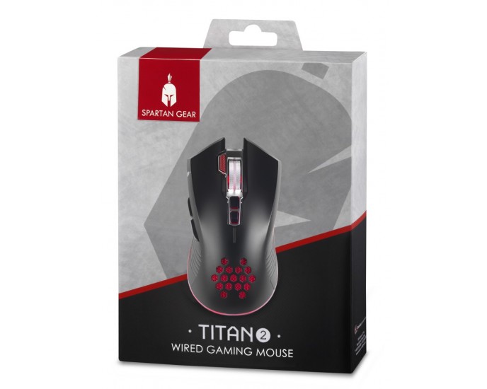 Spartan Gear - Titan 2 Wired Gaming Mouse 