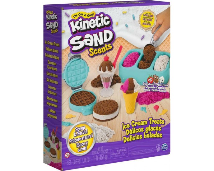 Spin Master Kinetic Sand Scents: Ice Cream Treats Playset (6059742) 