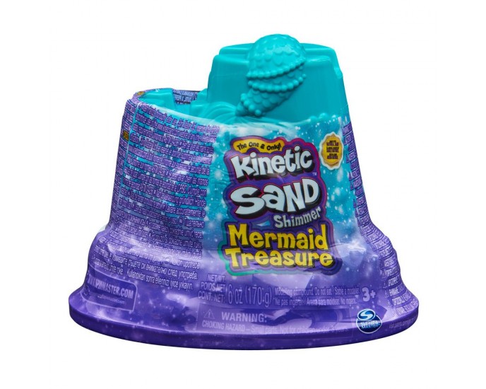 Spin Master Kinetic Sand: Shimmer - Mermaid Treasure Container (6064334) 