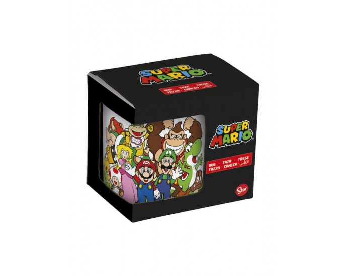Stor Super Mario - Group Ceramic Mug in Gift Box (325ml) 