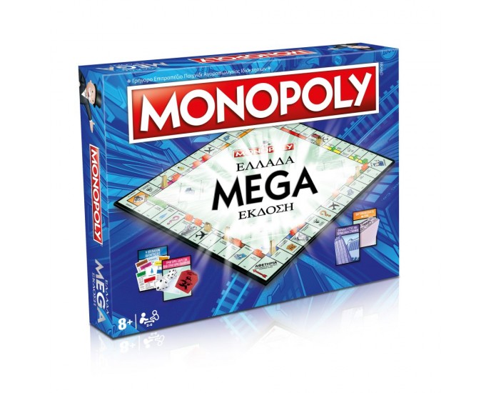 Winning Moves Monopoly - Ελλάδα Mega Έκδοση Επιτραπέζιο (Ελληνική Γλώσσα) (WM03425-GRK) ΕΠΙΤΡΑΠΕΖΙΑ