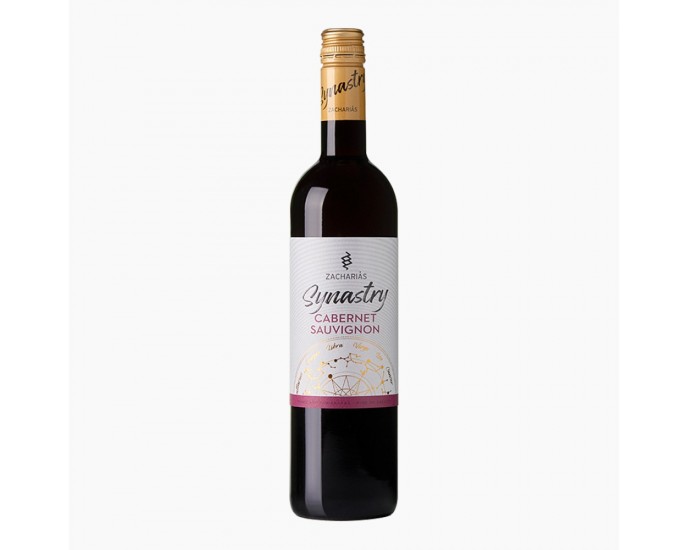 Zacharias - Sinastry - Cabernet Sauvignon - Red Dry Wine P.G.I. ,750ml 