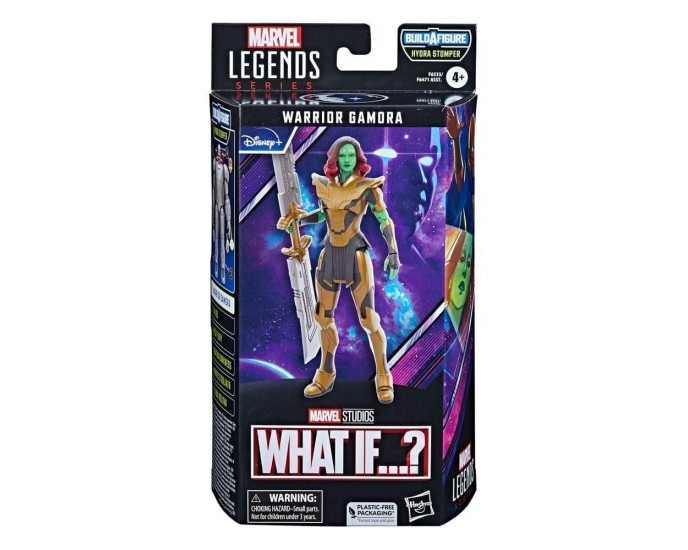 Hasbro Disney Marvel Legends Series: Build a Figure Hydra Stomper - What If...? Warrior Camora Action Figure (15cm) (F6533)