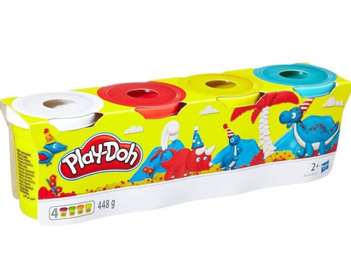 Hasbro Play-Doh - Classic Color Tubs (Pack of 4) (B6508) 