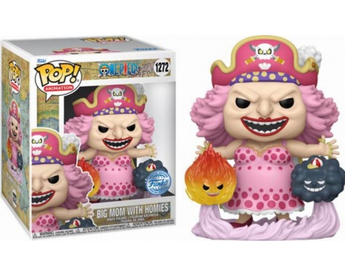 Funko Pop Super Animation: One Piece - Big Mom with Homies (Special Edition) #1272 Vinyl Figure (6) 