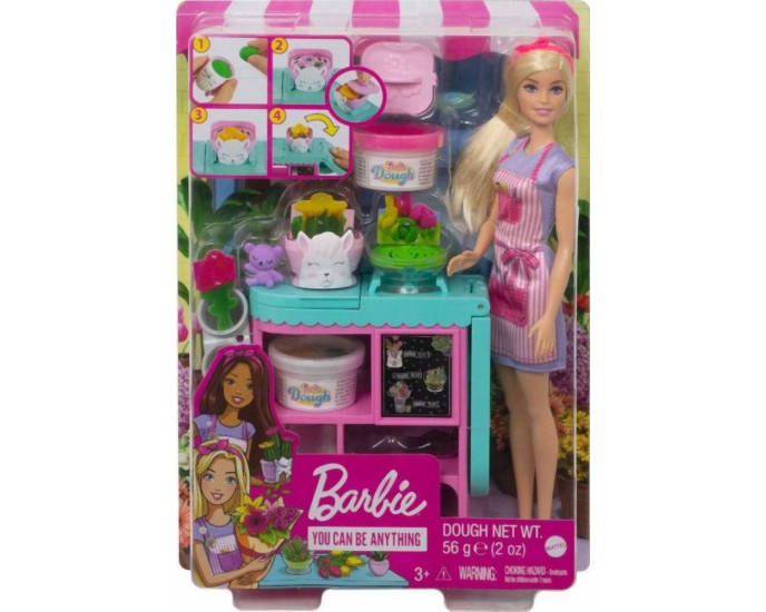 Mattel Barbie You Can be Anything: Florist Doll And Playset (GTN58) BARBIE