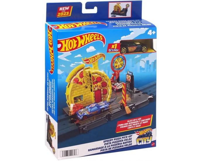 Mattel Hot Wheels City - Speedy Pizza Pick-Up (HKX44) HOT WHEELS