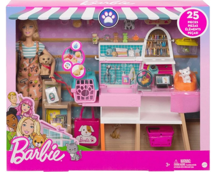 Mattel Barbie: Pet Supply Store Playset (GRG90) BARBIE