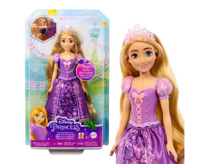 Mattel Disney Princess - Singing Rapunzel Doll (English Language) (HPD41) ΚΟΥΚΛΕΣ