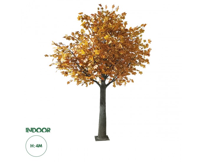 GloboStar® Artificial Garden ACER RUBRUM SYCAMORE TREE 20437 Τεχνητό Διακοσμητικό Δέντρο Κόκκινος Σφένδαμος Υ400cm 
