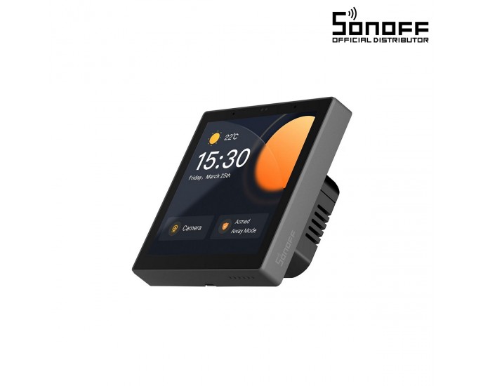 GloboStar® 80094 SONOFF NSPanel86PB Wi-Fi & Zigbee 3.0 Smart Scene Wall Switch (86/EU Type) - AC 100-240V - Integrated HMI Touch Panel - Smart Controller & Gateway for All Smart Devises 