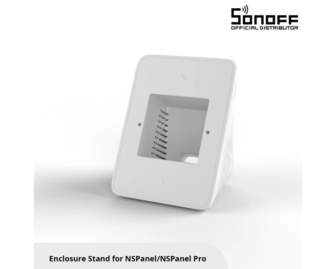 GloboStar® 80076 SONOFF StandB Enclosure Stand for NSPanel Pro or NSPanel White - Βάση για NSPanel Pro η NSPanel Λευκό 