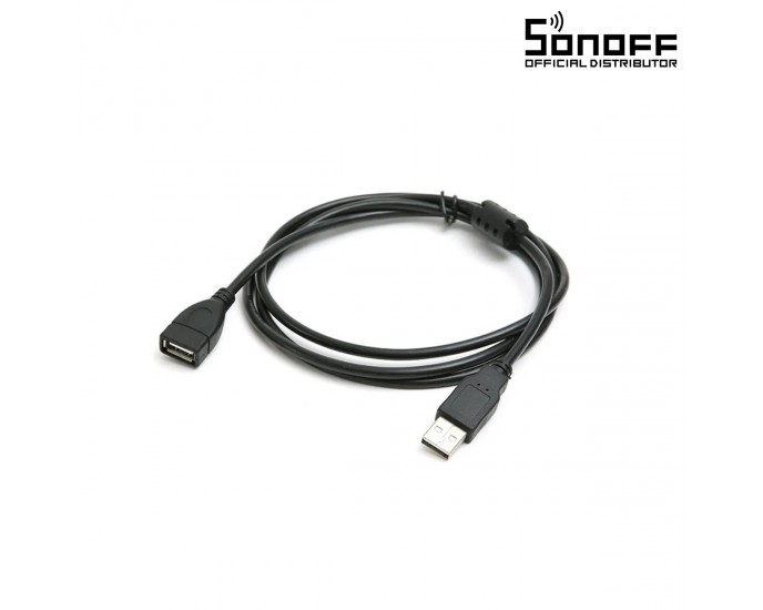 GloboStar® 80104 SONOFF USB Male to Female Extension Cable 2.0 Cable Length 150cm 