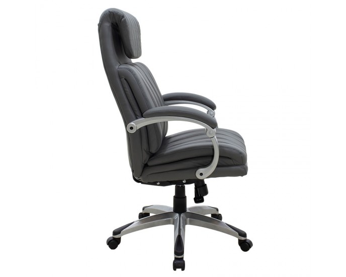 Καρέκλα γραφείου διευθυντή Imperial pakoworld με pu χρώμα γκρι