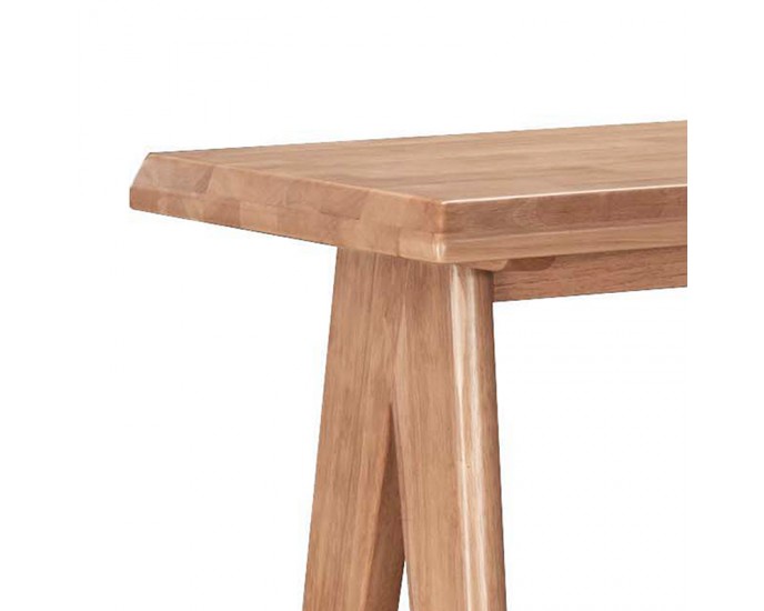 Τραπέζι Bar Winslow pakoworld ξύλο rubberwood ανοικτό καρυδί 120x45x100εκ 