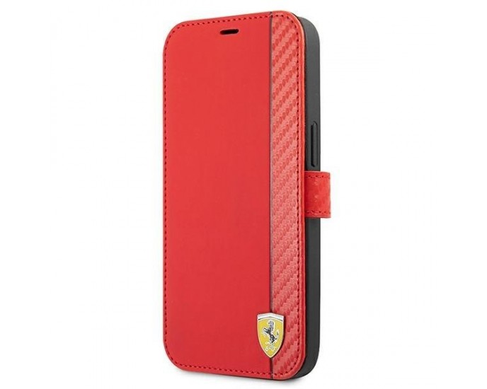 Ferrari FESAXFLBKP13XRE iPhone 13 Pro Max red/red book On Track Carbon Stripe 
