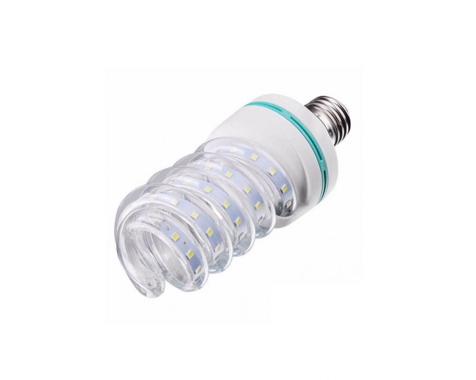 Λάμπα LED - Spiral Corn - E27 - 7W - 6500K - 356922
