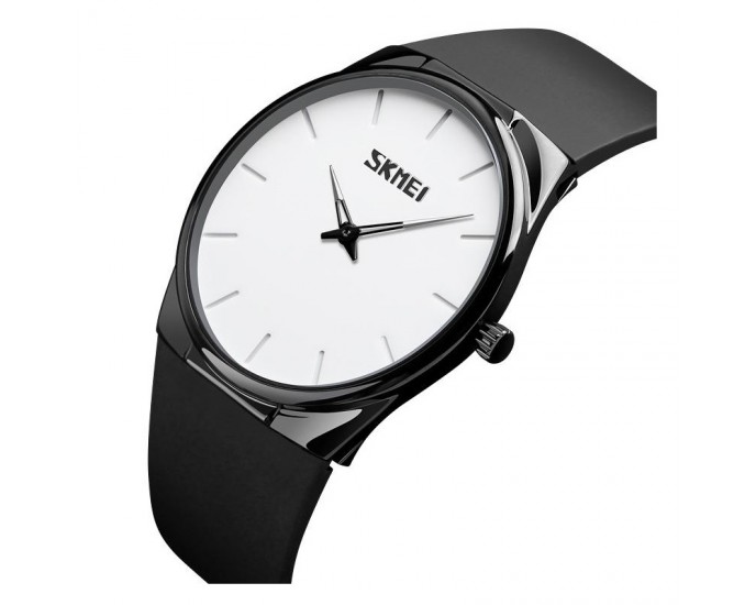 Αναλογικό ρολόι χειρός – Skmei - 1601 - Black/White