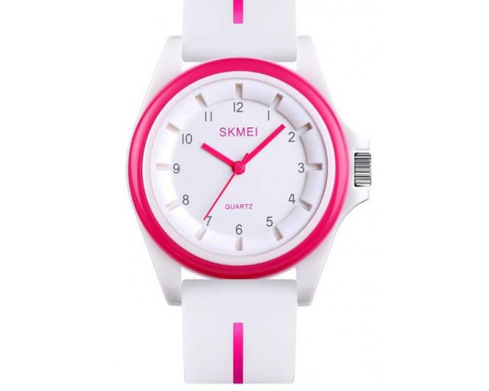 Αναλογικό ρολόι χειρός – Skmei - 1578 - 215781 - White/Pink