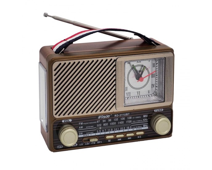 Επαναφορτιζόμενο ραδιόφωνο Retro – RD311BT - 003115