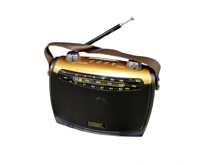 Επαναφορτιζόμενο ραδιόφωνο - M566 BT - 615665 - Gold
