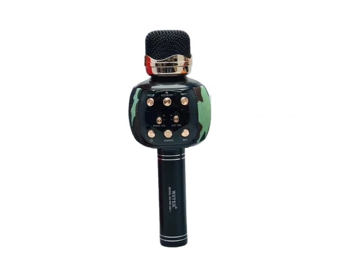Ασύρματο μικρόφωνο Karaoke με ηχείο - WS2911 - 829114 - Army Green