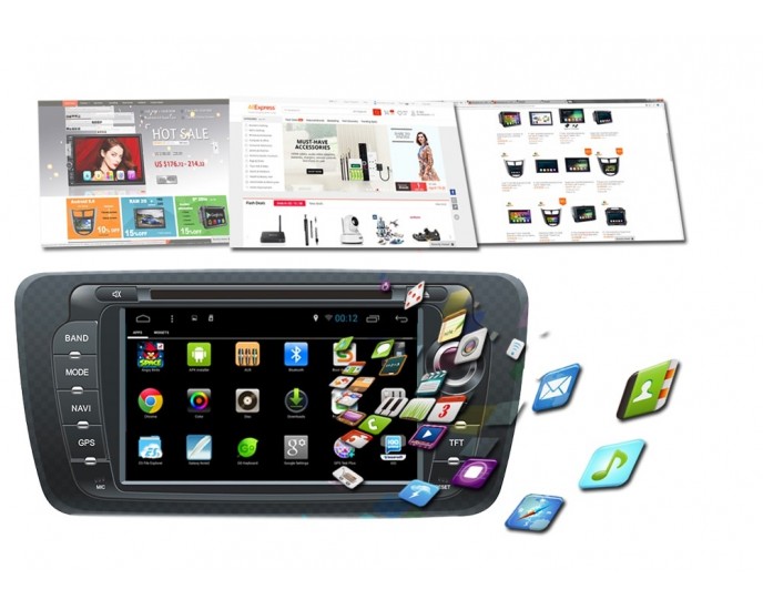 Ηχοσύστημα αυτοκινήτου 2DIN – Seat Ibiza – Android - KD-7004 