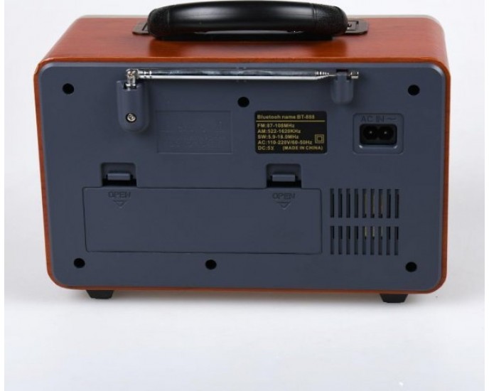 Επαναφορτιζόμενο ραδιόφωνο Retro - M-113-BT - 861138