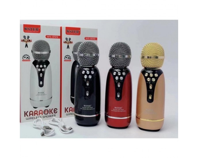 Ασύρματο μικρόφωνο Karaoke - WS-899 - Weisre - 883358 - White