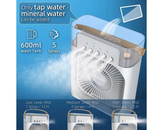 Ανεμιστήρας & υγραντήρας - Air Cooler - Mini - 845 - 215802 - White