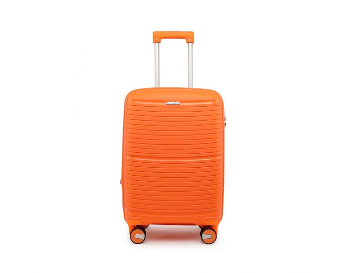 Βαλίτσα Καμπίνας Με Προέκταση AMBER Πορτοκαλί AM1006 