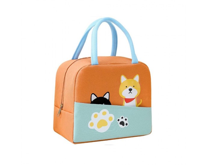 Ισοθερμική Τσάντα Φαγητού 7Lt Amber Orange Dogs 3D AM3009 