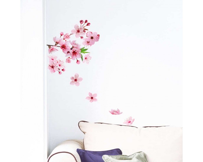 Cherry Blossom αυτοκόλλητα τοίχου βινυλίου ΔΙΑΚΟΣΜΗΤΙΚΑ ΤΟΙΧΟΥ