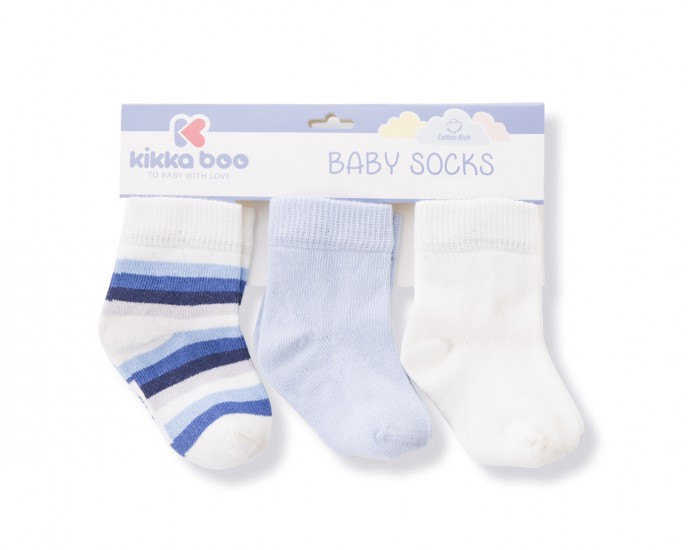 Baby socks Stripes White 6-12m
