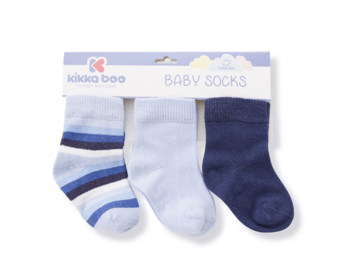 Baby socks Stripes Dark Blue 2-3y 