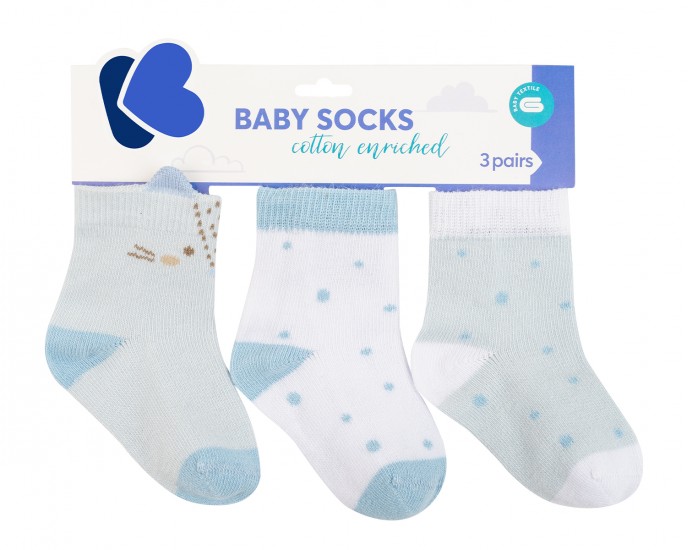 Baby socks with 3D ears Little Fox 1-2y